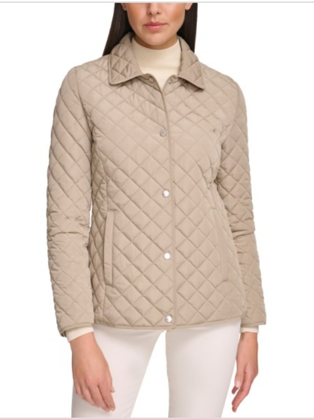 Calvin Klein Diamond Quilted Coat- M